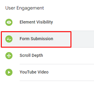 GA4 Form Submission Trigger Setup