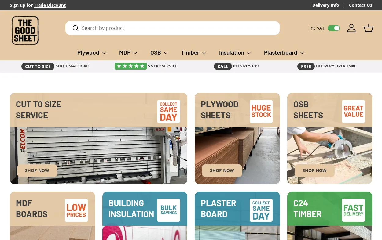 The Good Sheet website